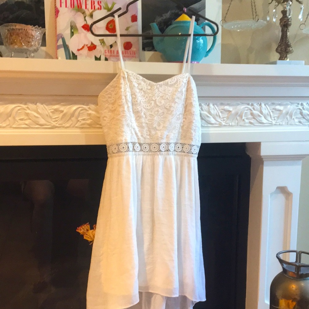 BCX White Lace Junior/Teen Dress